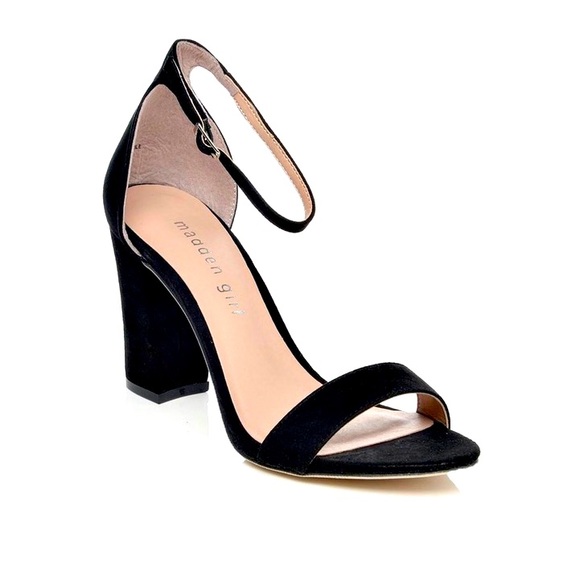 Madden Girl Beella Ankle Strap Heels - Picture 1 of 9